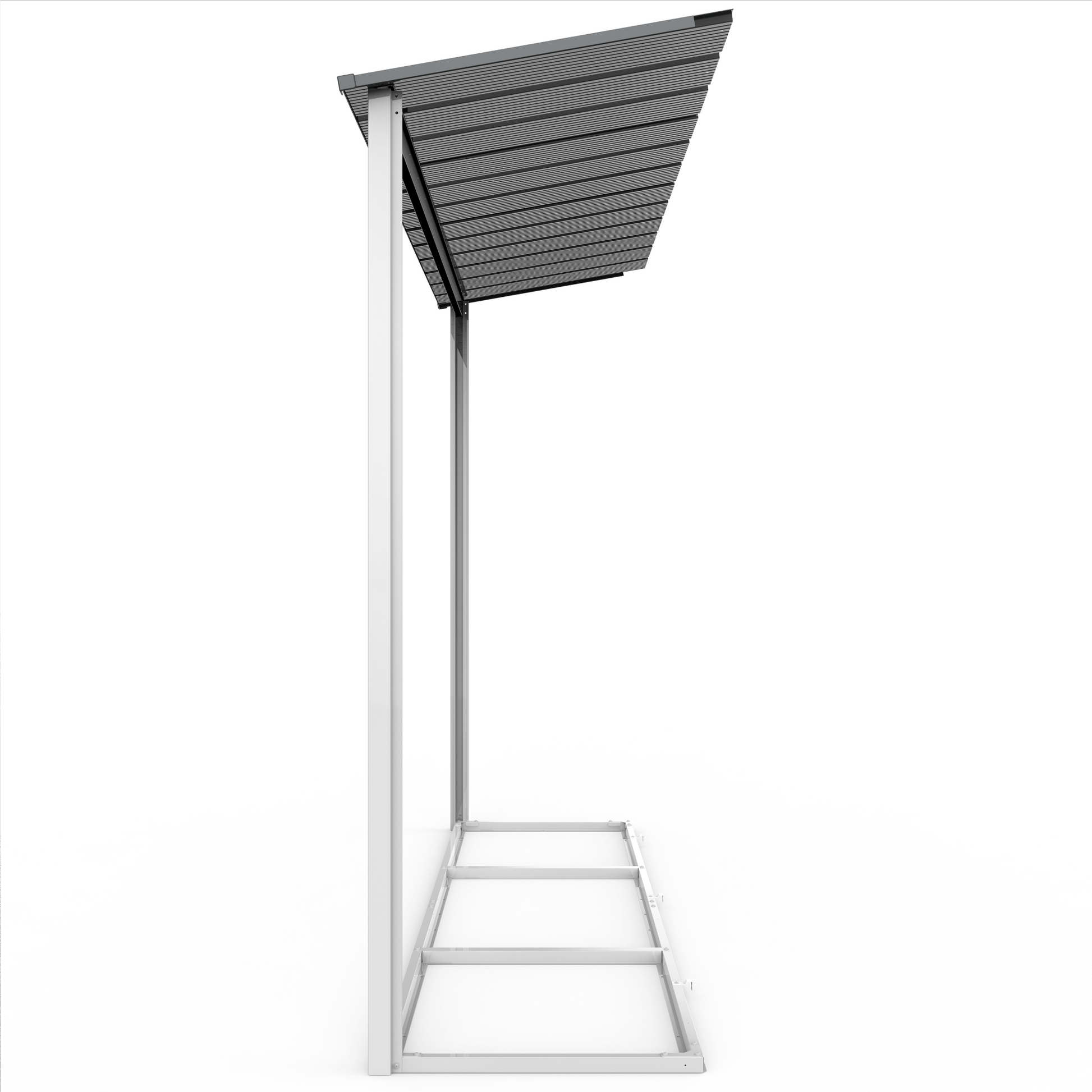 Extensión lateral de casetas de jardín Duramax Alpine 10×8 Antracita - Ibercasetas