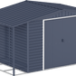 Extensión lateral de casetas de jardín Duramax Alpine 10×8 Antracita - Ibercasetas