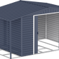 Extensión lateral de casetas de jardín Duramax Alpine 10×8 Antracita - Ibercasetas