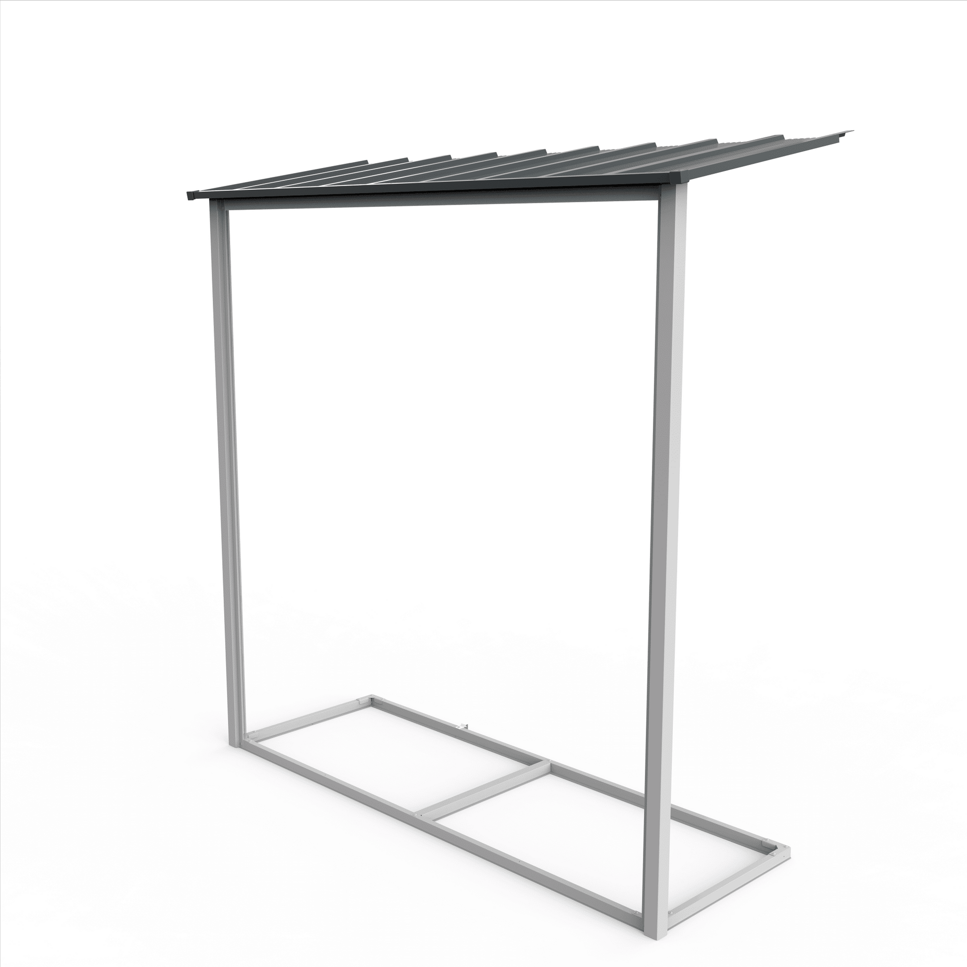 Extensión lateral de casetas de jardín Duramax Alpine 8×6 Antracita - Ibercasetas
