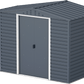 Extensión lateral de casetas de jardín Duramax Alpine 8×6 Antracita - Ibercasetas