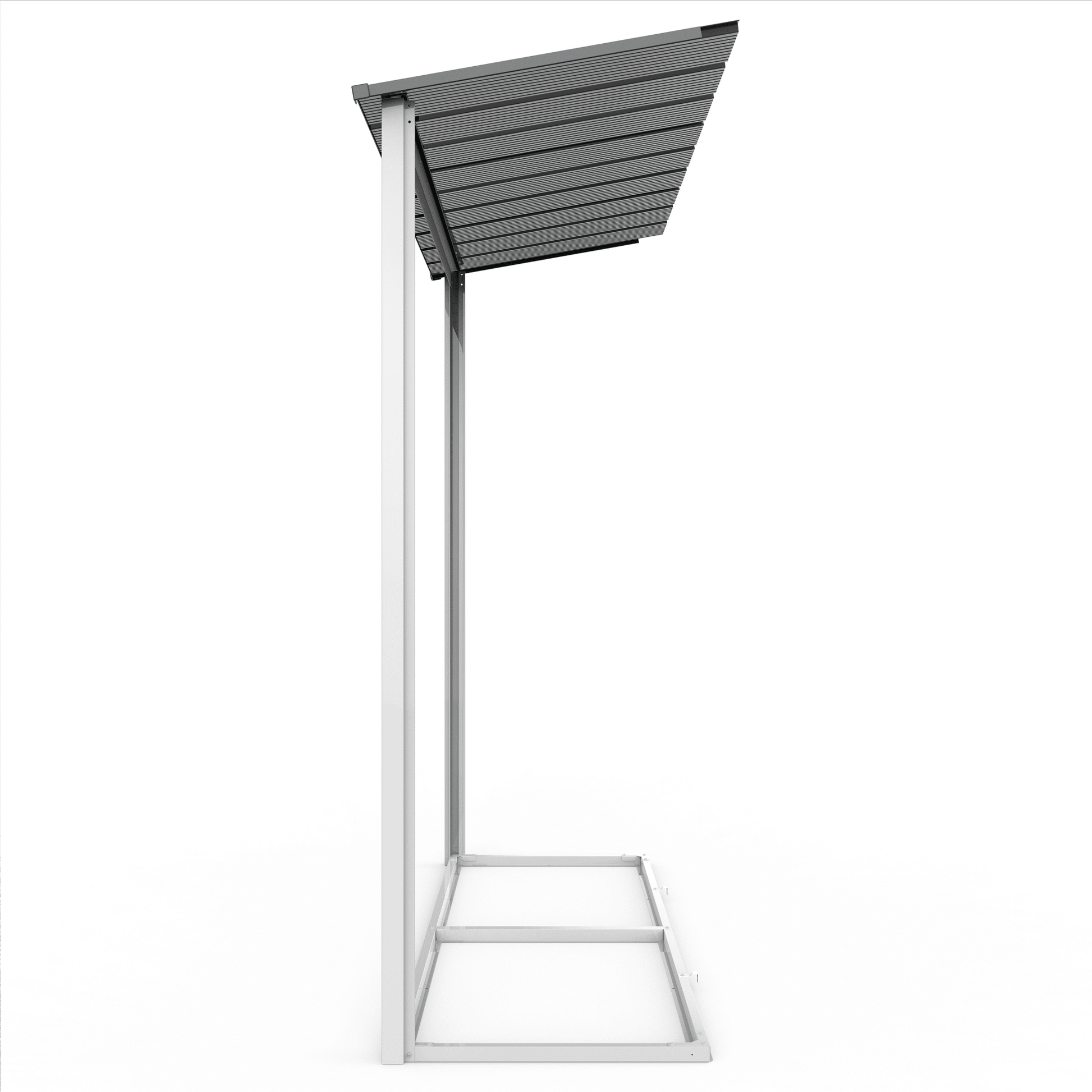Extensión lateral de casetas de jardín Duramax Alpine 8×6 Antracita - Ibercasetas