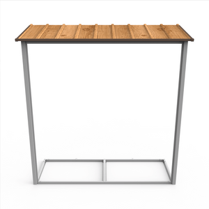 Extensión lateral de casetas de jardín Duramax Alpine 8×6 Imitación Madera - Ibercasetas