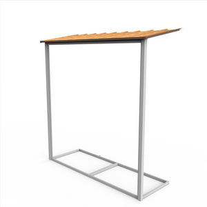 Extensión lateral de casetas de jardín Duramax Alpine 8×6 Imitación Madera - Ibercasetas